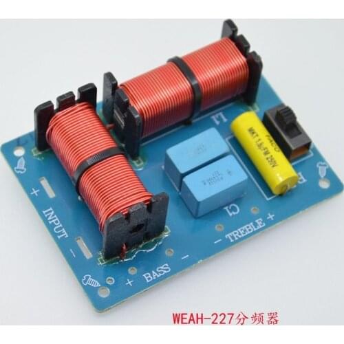 2pcs PRO AUDIO 2-Way Crossover Filters 2 Unit Hi-Fi Speaker Frequency Divider