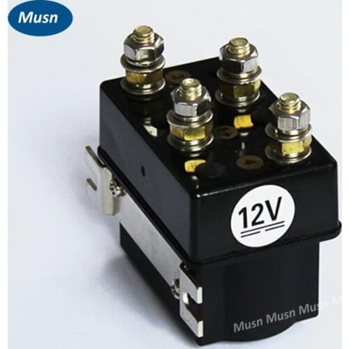 200A 12Vdc coil dc relay dc voltage control protective electric contactor for electrical winch good quality