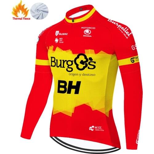 2020 BH team cycling jersey Winter Thermal Fleece long sleeve camisa ciclismo masculina men tenue cycliste homme