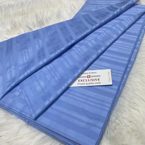 5 yards Nigeria Style Soft Atiku Cotton Polish Fabric 100% Cotton Atiku Fabric In Beautiful For Men Cloth 13 Colors