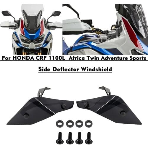 For HONDA CRF 1100L Africa Twin Adventure Sports motorcycle side deflector side windshield crf 1100l adv upper deflector 2020