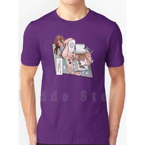 Lewd Chocolate Milk T Shirt Men Cotton Cotton S-6Xl Hentai Manga Doujin Doujinshi Lewd Oppai Waifu Sexy Boobs Venombeasticorn