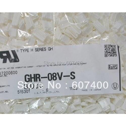GHR-08V-S CONN GH HOUSING 8POS 1.25MM Rectangular - Housings Connectors terminals housings original parts
