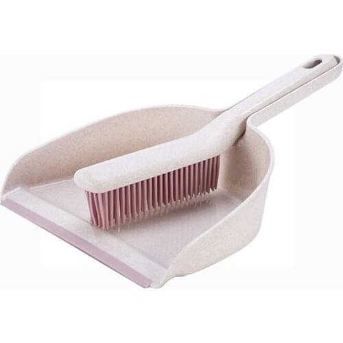 Mini broom and dust set set Small Broom multi-function can be hanging desk can be used for office desk bed car cleaning by hand