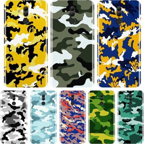 Soft TPU Silicone Phone Case For Huawei Mate 30 20X 7 8 9 10 Lite Rs Back Cover Camouflage Military Camo Huawei Mate 9 10 20 Pro