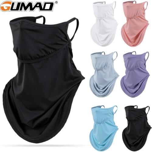 Outdoor Cycling Hiking Face Mask Cover Neck Gaiter Summer Quick-dry Tube Scarf Sports Running Hunting Riding Bike Bandana Women