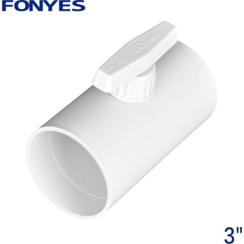 HVAC 80mm plastic air valve volume flow rate damper manual air duct check valve for ventilation pipe 3 inch