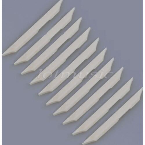Ukulele Saddle Guitar Saddle Bone for 4 String Ukulele Guitar Parts Accessories Buffalo Bone 79mm 10 Pcs