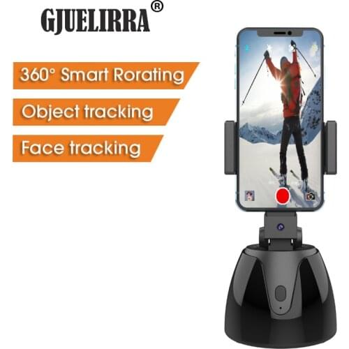 GJUELIRRA 360 Rotation Face Tracking Selfie Stick Tripod Object Tracking Holder Camera Gimbal for Photo Vlog Live Video Record
