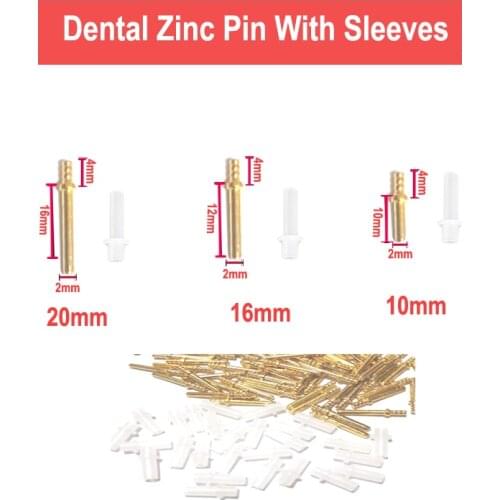 1000 Sets Dental Lab Pin Zinc Alloy Nail Dowel Pin On Model Work 3 Length 10mm 16mm 20mm