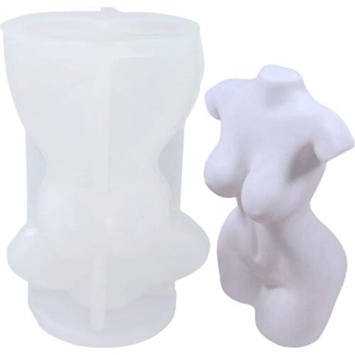 Silicone Candle Moulds DIY Human Body Silicone Mold 3D Male Female Candle Mold Cake Chocolate Making