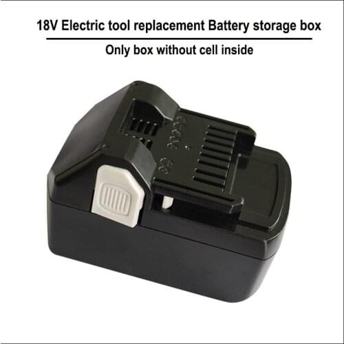 HIT1830 electric drill replacement 18650 battery storage box and case with PCB DIY tool Battery