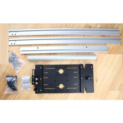 Accurate Reversible Guide Woodwork Edge Guide for Circular Saws,Trimmer, Marble Machine