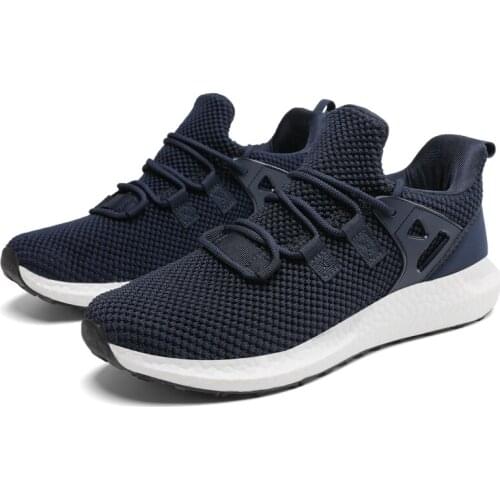 Comfort deporte schoenen trainers sport black zapatos shoe shoes on men para comfortable knitting slip Light leather work mens