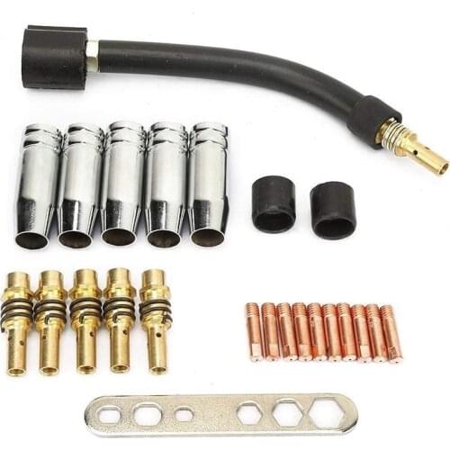 Welding Conductive Tip Protection Nozzle Nozzle for Mb15 15Ak Mig Welding Torch Consumables Accessories Nozzle