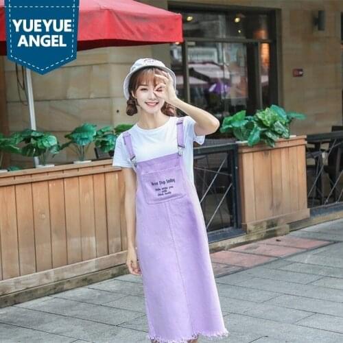 Preppy Style Womens Summer Dresses New Spring Jeans Dress With Big Pockets Slash Neck Long Denim Dress Female Work Clothing