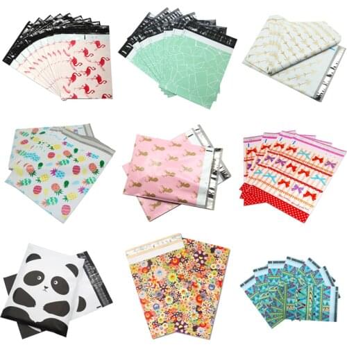 5Pcs 10x13'' 25x33cm Color Poly Mailer Without Padded Envelopes Self Seal Mailing Bag Envelope Shipping Envelopes Courier Bags