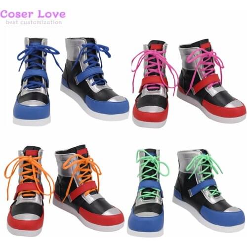 Ensemble Stars Trickstar Akehoshi Subaru Yuuki Makoto Isara Mao Hidaka Hokuto Cosplay Shoes Boots Halloween Christmas Shoes