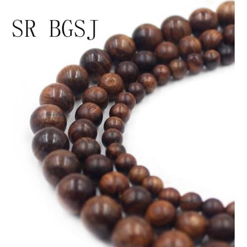Free Shipping 108pcs 6mm 8mm 10mm Jewelry DIY Accessories Round Suanzhi wood Mala Meditation Loose Beads