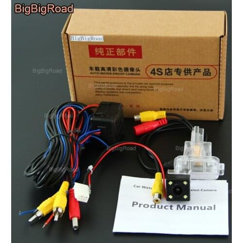 BigBigRoad For Mazda 6 Mazda6 Atenza 2013 2014 2015 With Power Relay / Filter Car Rear View Parking Reversing Camera Waterproof
