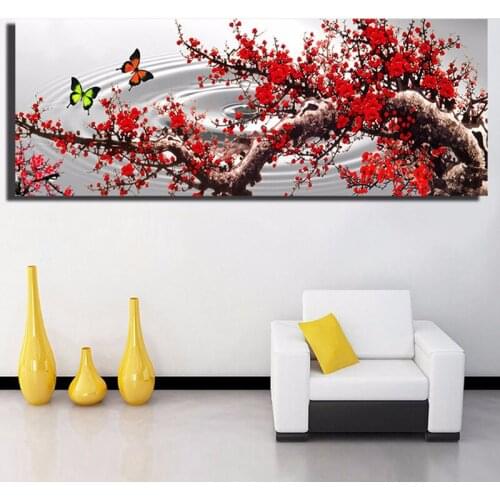 DIY full 5D Diamond Mosaic Diamond Painting Cross Stitch Set Diamond Embroidery Scenery Home Decoration flower butterfly Gifts