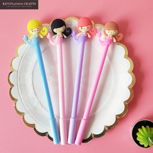 4Pcs/Set Gel Pen Quality Pen Stationery Kawaii School Supplies Gel Ink Pen School Stationery Office Suppliers Pen Kids Gifts