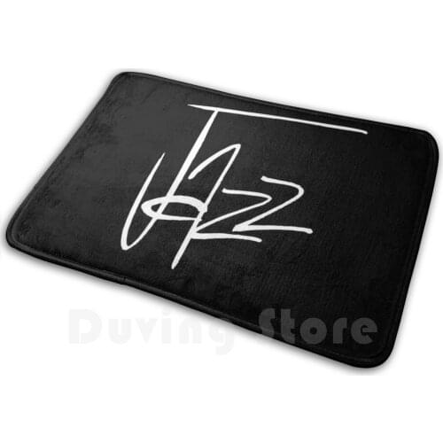 Jazz ( Reversed ) Soft Non-Slip Mat Rug Carpet Cushion Jazz Bebop Swing Music Trumpet Saxophone Vyvyan