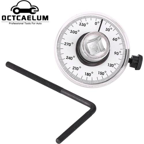 Professional 1/2 Inch Adjustable Drive Torque Angle Gauge Auto Garage Tool Set For Hand Tools Wrench AT2136