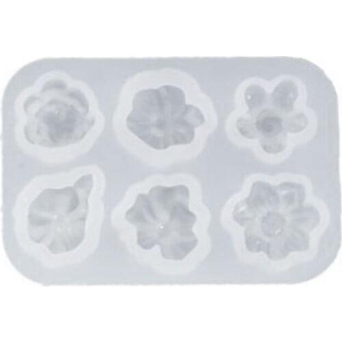 DIY Resin Crystal Epoxy Mold Small Flowers Decorations Casting Silicone Mould Dropship
