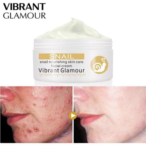 Snail Cream Collagen Acido Hialuronico Nutrition Skin Cremas Antiarrugas Faciales Reduce Scars Acne Pimples Anti Winkles Cuidado