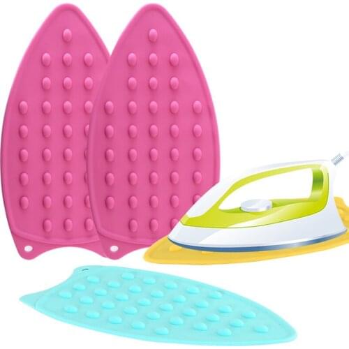 1PC Silicone Iron Hot Protection Rest Pad Mat Safe Surface Iron Stand Mat Rest Ironing Pad Insulation Boards