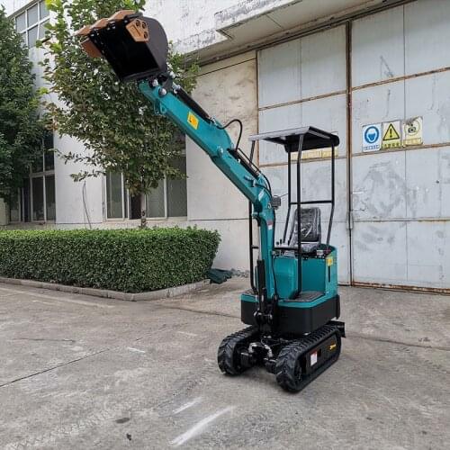 Construction equipment Shandong excavator 1ton mini track digging machine mini excavator 1 ton