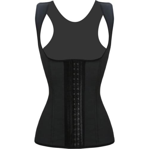 Slimming Shaper Vest Latex Waist Trainer Fat Burning Body Shapewear Women Tummy Wrap Back Support Girdles