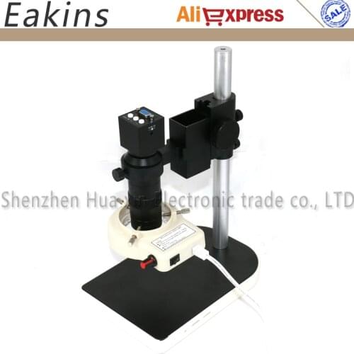 Full Set HD VGA Video Microscope Camera 1080P Microscope Industrial Camera For LAB PCB Mobile Phone Repair