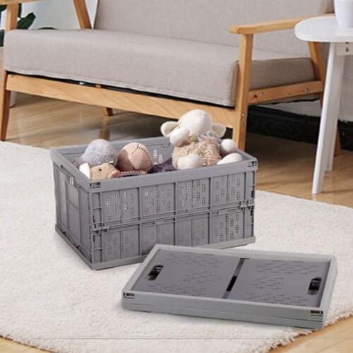 1pcs Car Storage Box Basket Foldable Leaf Pattern with Bottom Honeycomb Shape Outdoor Collapsible Plastic Picnic Box