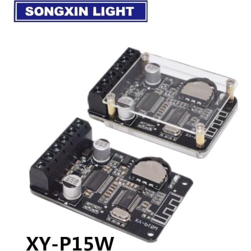10W/15W/20W Stereo Bluetooth Power Amplifier Board 12V/24V High Power Digital Amplifier Module XY-P15W