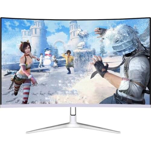 27-inch curved 75Hz LED monitor S-PVA 1920 * 1080 Curved screen 1080P Gaming monitor Display VGA HDMI audio interface