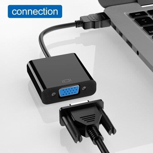 HDMI to VGA Adapter 1080P HDMI Male To VGA Female Converter Digital to Analog for Laptop HDTV Video Cable HDMI VGA Adapter