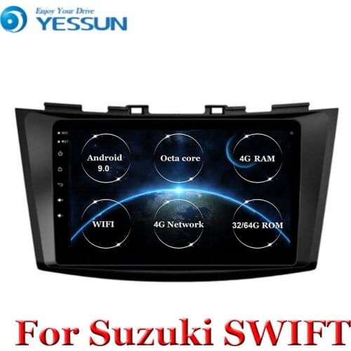 Octa core Android 9 Car Multimedia Player for Suzuki Swift 2011 2012 2013 2014 2015 Car Radio GPS Navigation WiFi Player