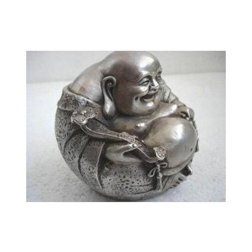 Free shipping luck tibetan smile buddha statue 5cm