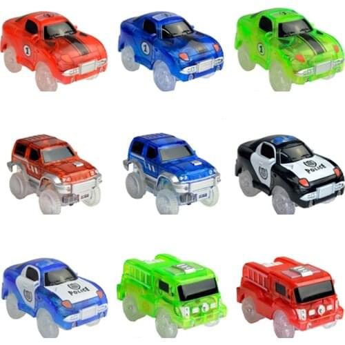 Big Size Magical Glow Racing Track Set Track Car Flexible Glowing Tracks Toy 160/240/360 Race Track Car for Children Gifts