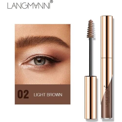 QiBest Outline Eyebrow Gel Makeup Natural Tinted Brow Mascara Black/Brown Make up Eye Brow Pigment Cream Pencil Eyebrows Brush