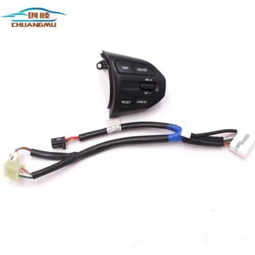 CHUANGMU Steering Wheel Button For KIA K2 RIO 2017 2018 RIO X LINE Buttons Bluetooth Phone Cruise Control Volume