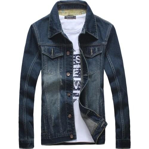 Spring Autumn Mens Bomber Thin high-grade fashion Denim Jacket Trendy Fashion dropshipping Jackets Male Cowboy Jeans top coat