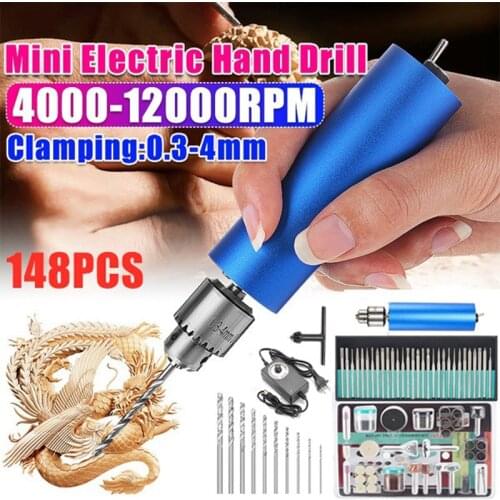 Mini Electric Drill Engraver Rotary Power Tool Polishing Machine Grinding Engraving Pen Milling Cutter With Drill Accessories