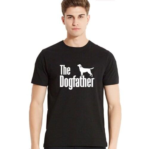 The Dogfather Labrador Retriever brand T Shirt men cotton brand tops clothes for men summer tees drop ship
