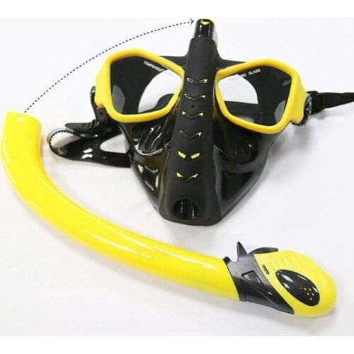 2020 New Adult Scuba Dive Goggles Silicone Full Dry Snorkeling Masks Men Women Anti-fog Swimming Mask Outdoor Diving Equipment