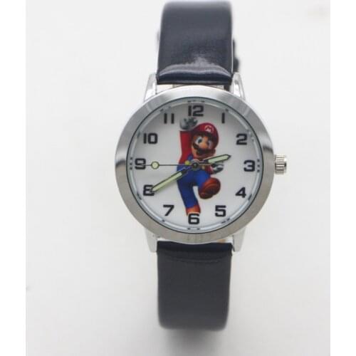 New arrival kids cartoon super Lovely dress Watch children student girls boys candy Watches Reloj Mujer kol saati Feminino