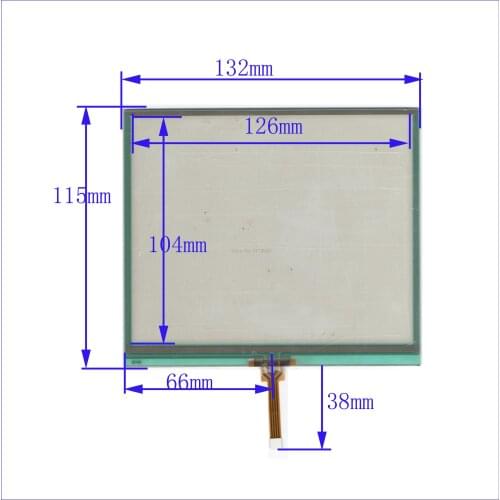Wholesale 132*115mm suitable 5pcs/lot 4lines resistance screen this is compatible blass suitable 132mm*115mm