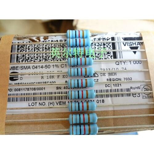 Original New 100% precision resistance 2W18K MBE/SMA0414 18K 50PPM 1% (Inductor)